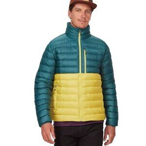 Marmot Men's Green Jungle Limelight Highlander Down Puffer Jacket Coat Sz S NWT